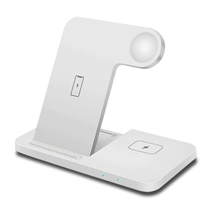 DCAE 3 in 1 Charging Station for Apple iPhone / iWatch / AirPods - Charging Dock 15W Wireless Pad White