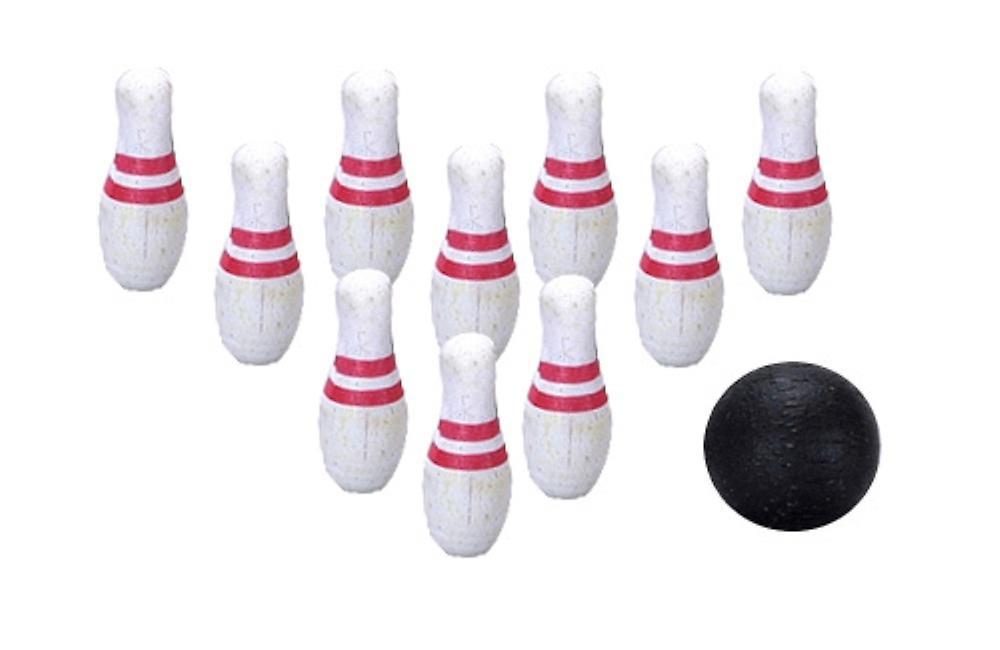 Melody Jane Dolls Houses Dolls House Skittles & Ball Bowling Set Miniature 1:12 Games Toy Accessory