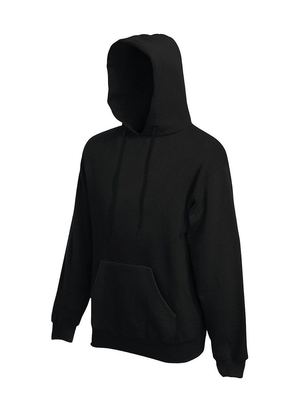 Men's Fruit Of The Loom Premium 70/30 Hooded Sweatshirt 62152 Black L