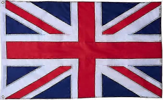 Skwtlv Uk Flag, United Kingdom Flag, British Flag 3 X 5ft, Vibrant Colors, Brass Grommets, Quality Polyester