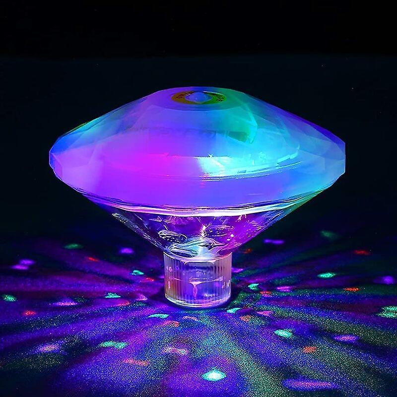 Rebirth Bath Lights, Floating Led Hot Tub Light, Disco Party Lights With 7 Rgb Color Changing Modes For Kids, Bathtub, Pool, Fountain, Bars, Pond, Bat