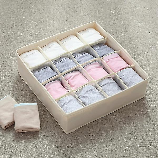 GreenZech Underwear socks organizer box Beige