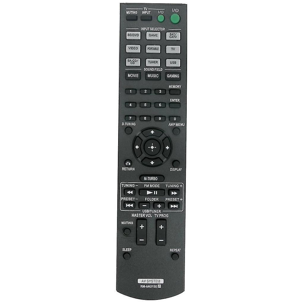 RM-AAU135 AV Receiver Remote for Sony STR-KM3, STR-KM5, STR-KM7 Home Theater System