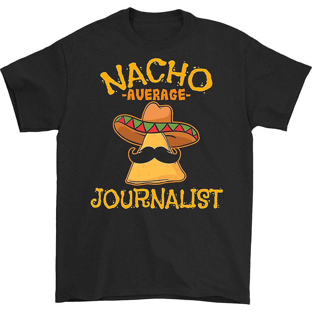 HISHARK Nacho average journalist t-shirt Black L