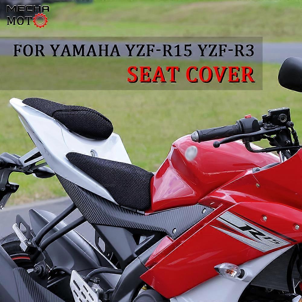 Redkid For Yamaha yzf r3 yzfr3 yzfr15 yzf r15 Motorcycle 3D Mesh Net Seat Cover Cushion Guard Pad Insulation Breathable