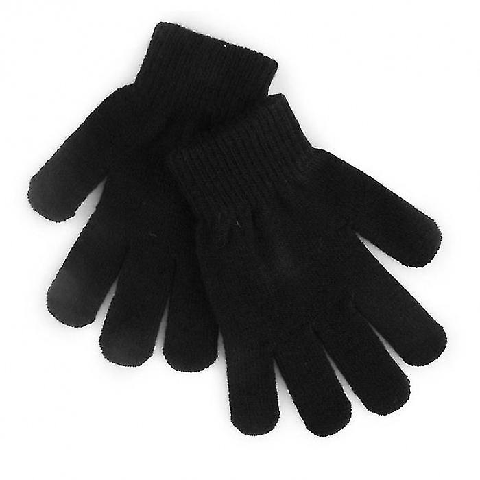 RJM Childrens/Kids Thermal Magic Gloves Black One Size