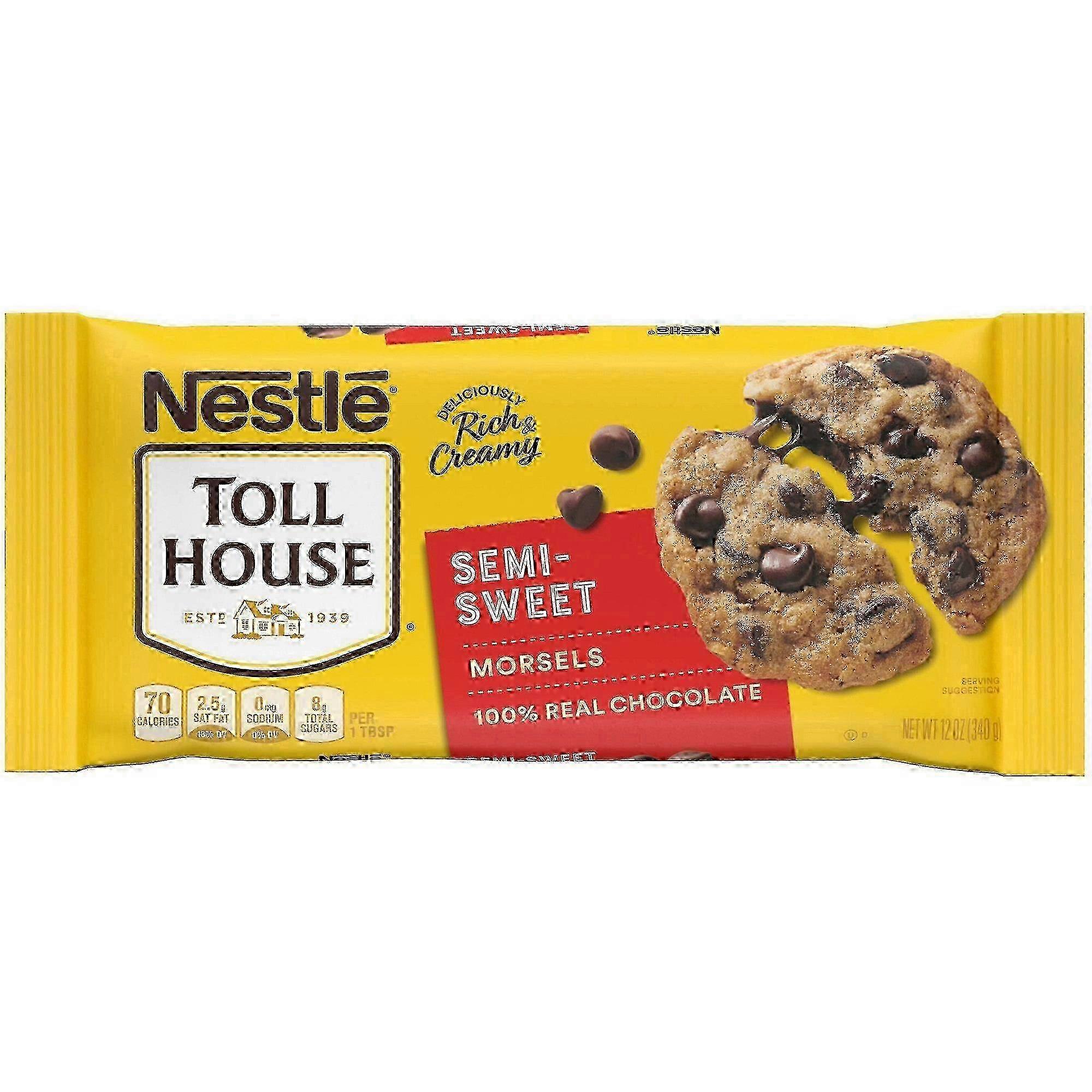 Nestle Toll House Semi-sweet Chocolate Chips, 12 Oz