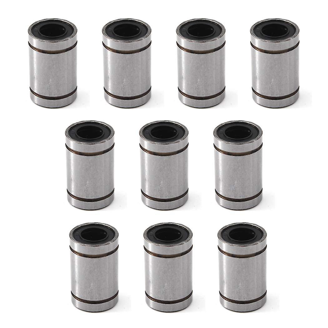 Linjou Lm8uu 10pcs 8x15x24mm Linear Ball Bearings For 3d Printer