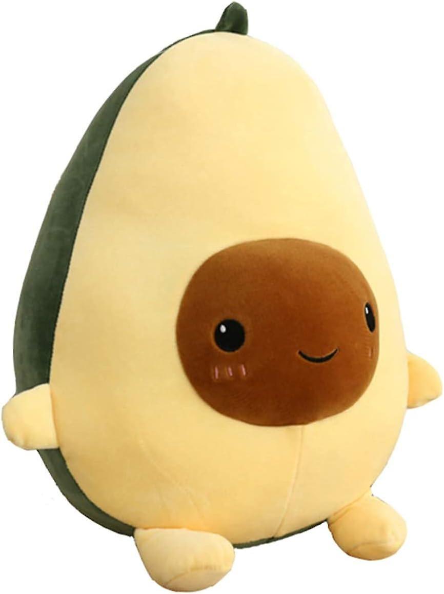 ILWHE Cute Avocado Plush Toy With Avocado Filled Cushion 25CM