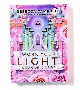 Work Your Light Oracle Cards By Rebecca Campbell A 44-card Deck Magic - Sfygv