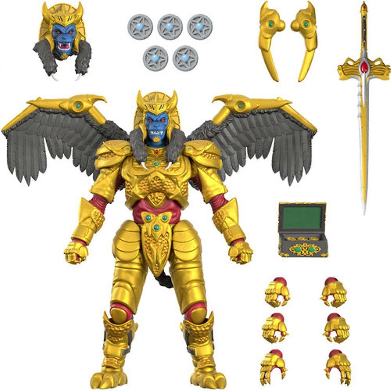 Super7 - Mighty Morphin Power Rangers ULTIMATES! Wave 1 - Goldar [COLLECTABLES] Action Figure, Figure, Collectible USA Import