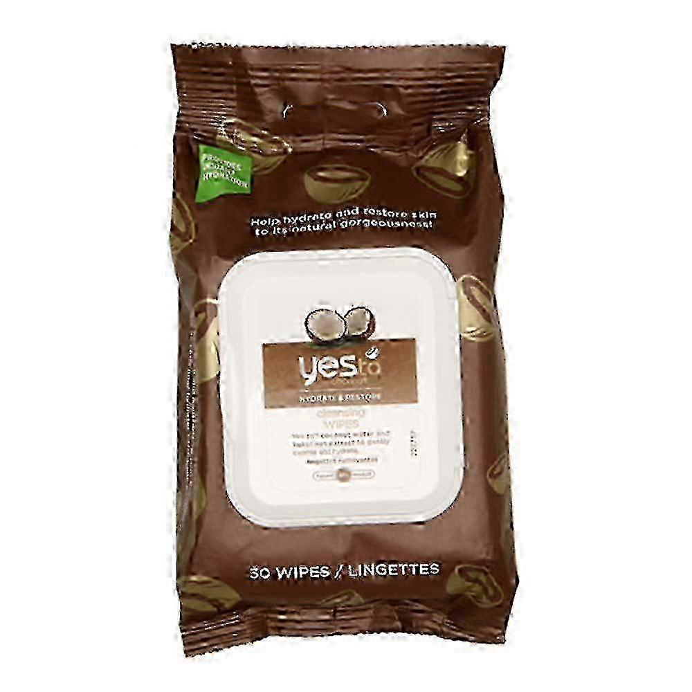 Yes to coconut cleansing wipes, 30 ea