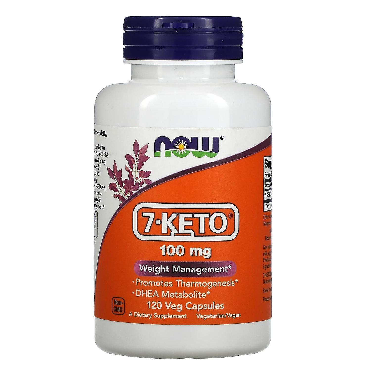 NOW Foods, 7-KETO, 100 mg, 120 Veg Capsules