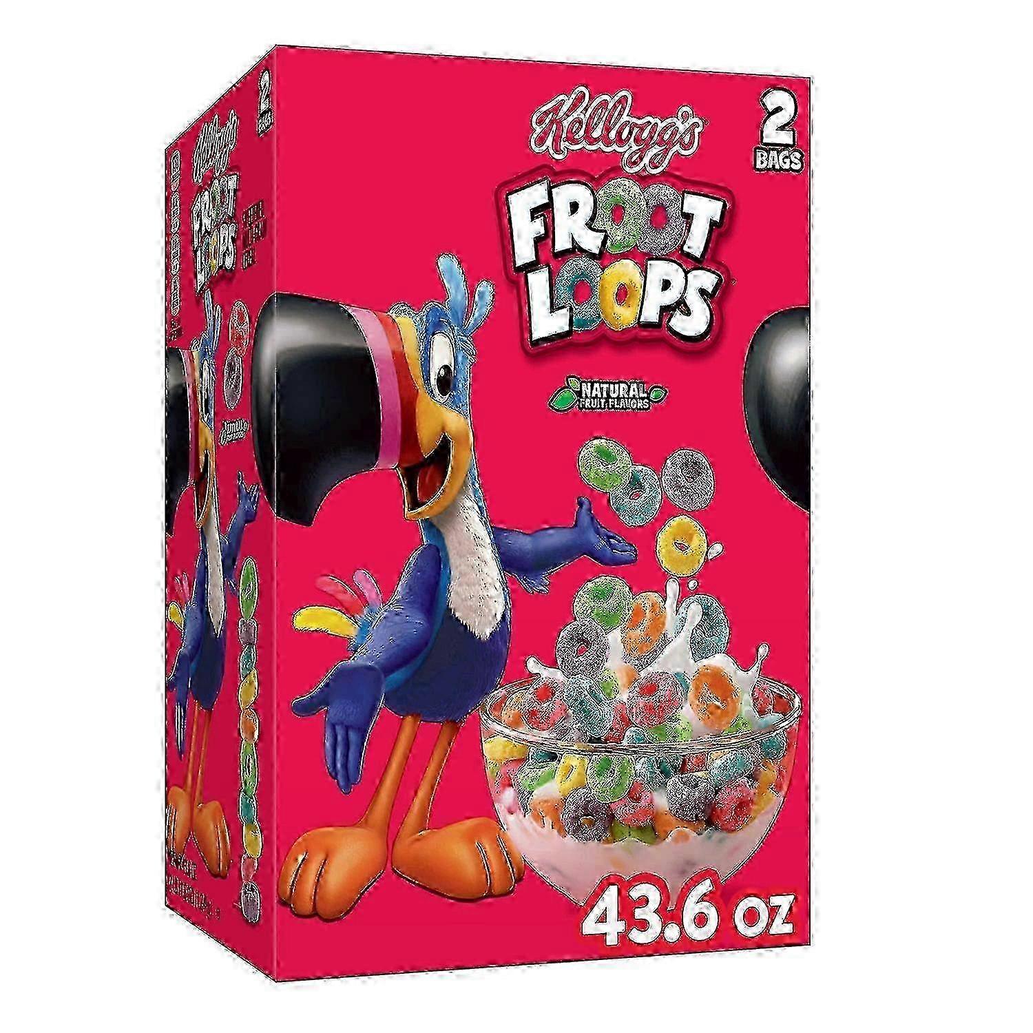 Kellogg's Froot Loops Cereal, 43.6 Oz