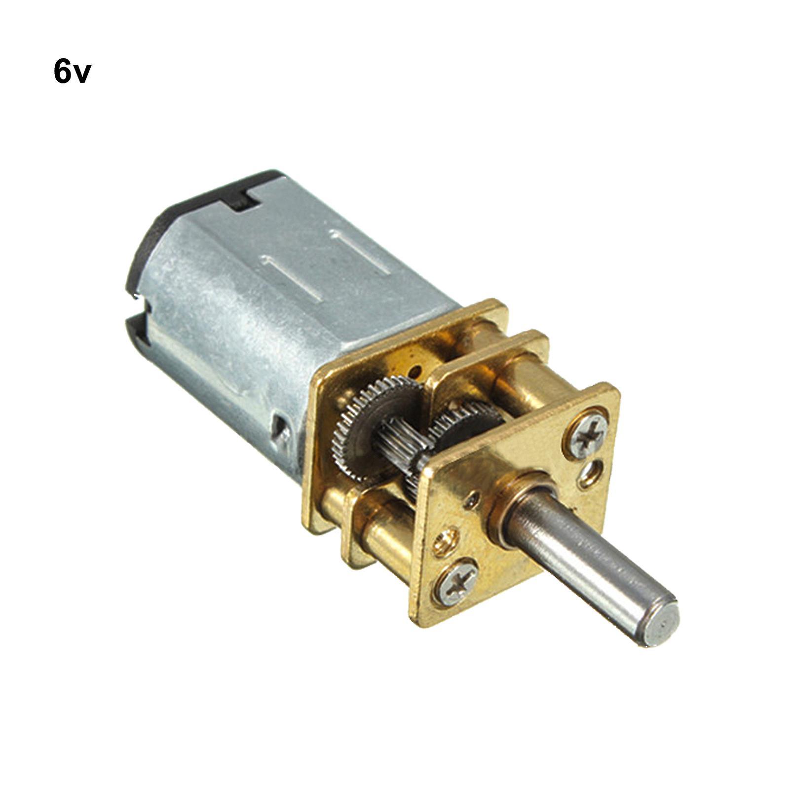 newmerun DC 3V/6V/12V GA12-N20 Mini Micro Electronic Lock Metal Gear Motor with Gearwheel 500rpm,*6V