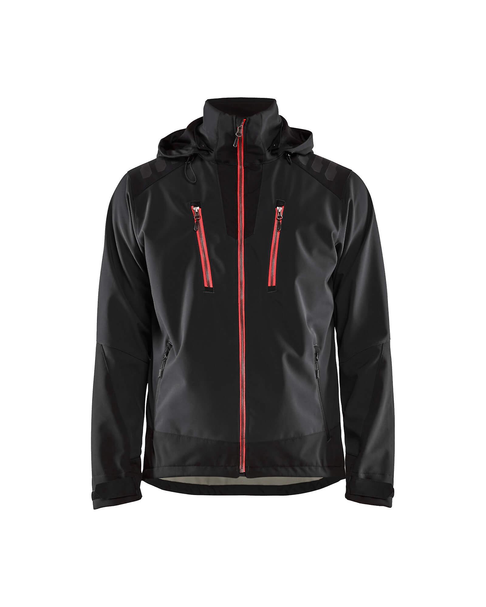 Blaklader 4749 softshell jacket waterproof - mens (47492513) Black/red L