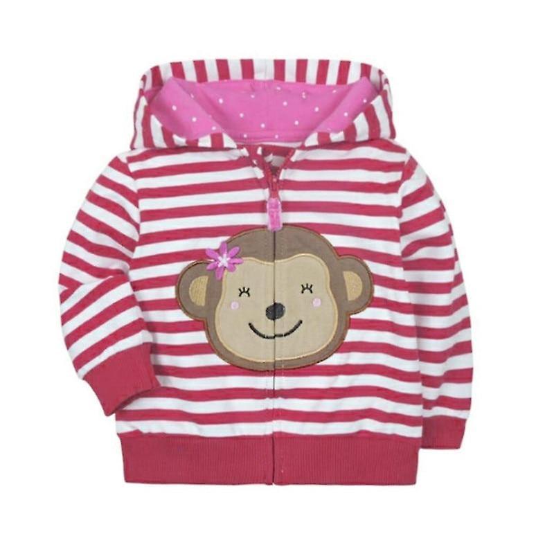 Slowmoose Cartoon Pattern Hooded Sweatshirts 3T