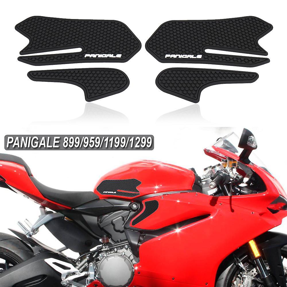 Bicaco Motorcycle Tank Pad Side Sticker For Ducati Panigale 899 959 1199 1299 Traction Gas Fuel Grip Decal Anti Slip Knee Protector