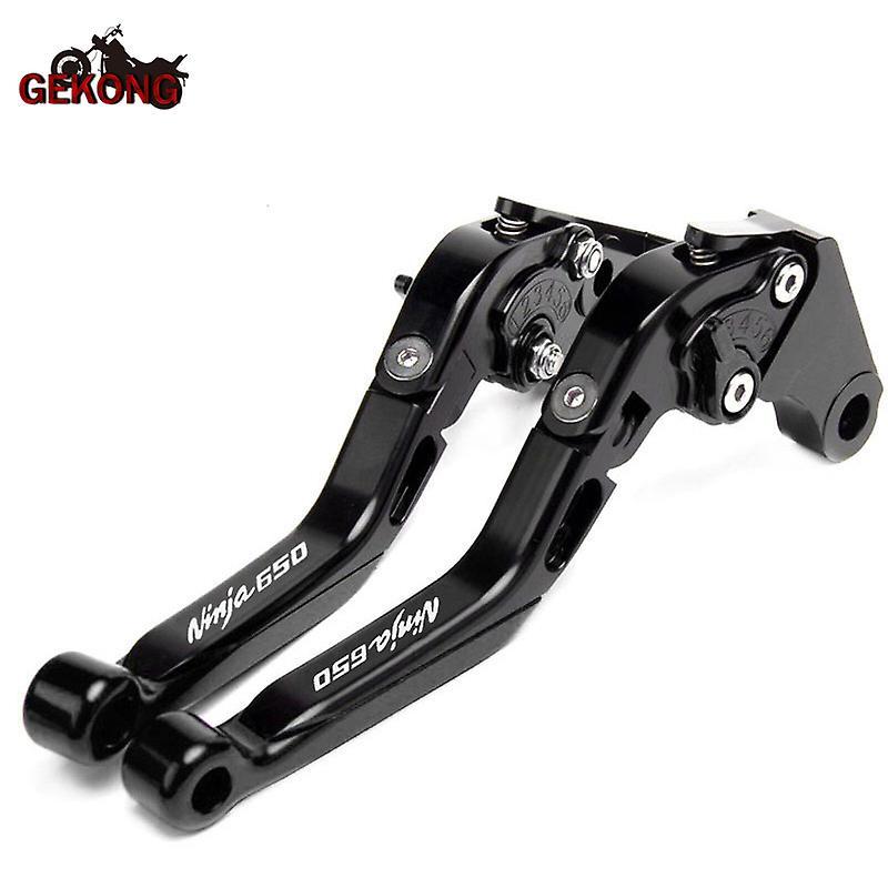 Jhshop Kawasaki Ninja650 Brake Lever Ninja 650 Handle Folding Extendable Brake Clutch Levers For Ninja650 2017-2020 Hand Brake Lever F