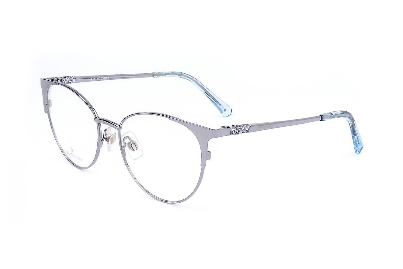 Eyewear Frames Swarovski SK5286 084 SHINY LIGHT BLUE 53/17/140 WOMAN 53 mm