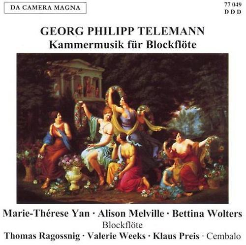 Da Camera Telemann / Wolters / Preis - Chamber Music for Flute  [COMPACT DISCS] USA import