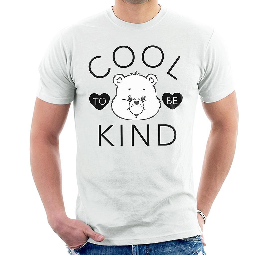 Care Bears Tenderheart Bear Cool To Be Kind Men's T-Shirt White XX-Large