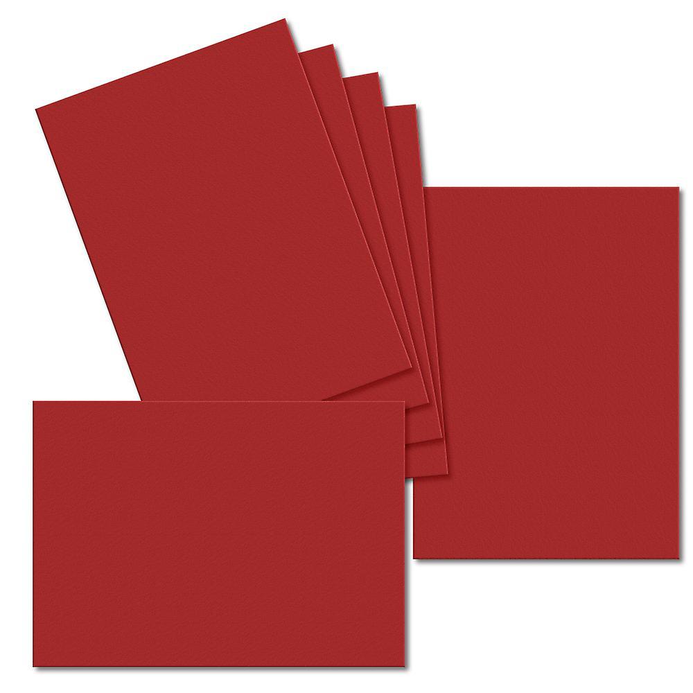 ColorSono Chilli Red. 128mm x 179mm. 5 inch x 7 inch. 235gsm Card Sheet. 25