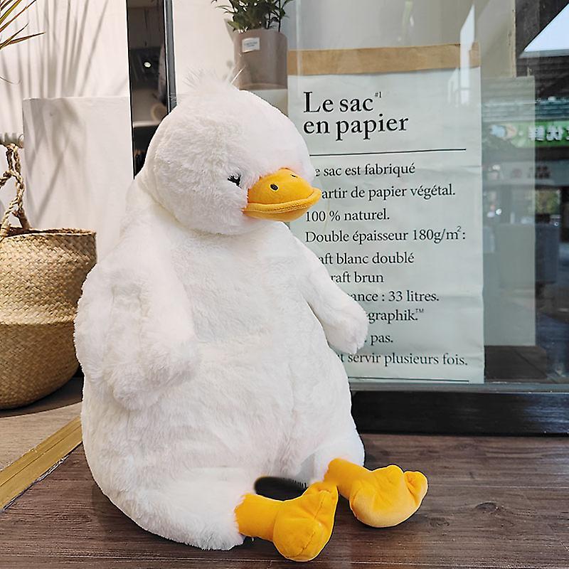 Carrep Kawaii Plush Duck Toy Stuffed Animal Fat Duck Soft Doll Throw Pillow Cushion Kids Toys Birthday Christmas Gift For Boy Girl white 60cm