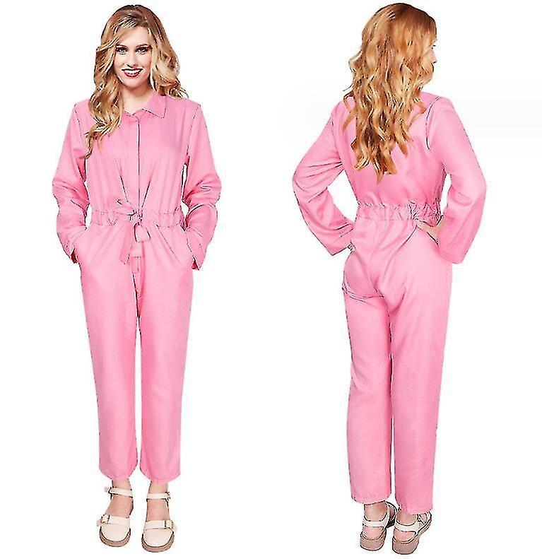 Zhuopai Women's Pink Jumpsuit Cosplay Jumpsuit L