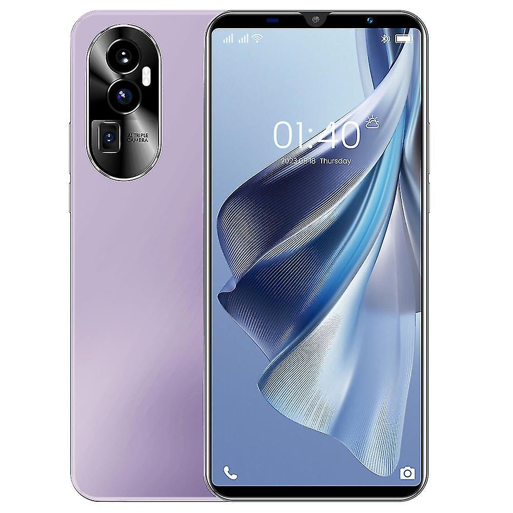 Otwoo 2023 Reno10 Pro+ Smartphone 7.3" 16gb+1tb Android Factory Unlocked Mobile Phone Purple AU