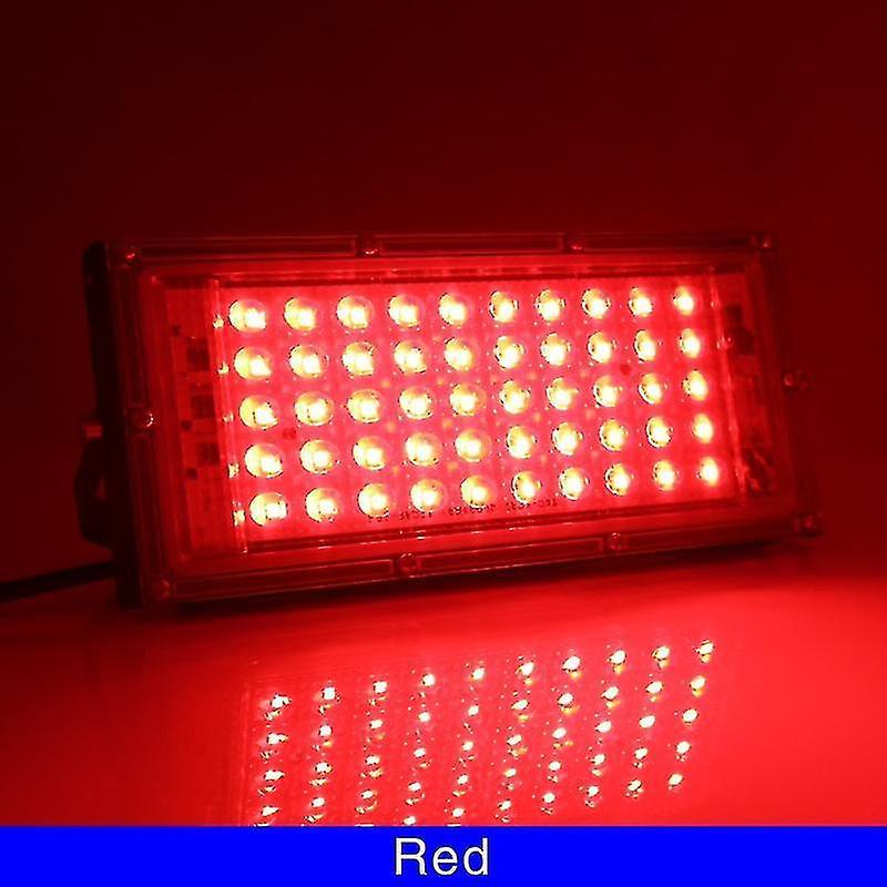 Sqyg 50w Ip65 Waterproof Outdoor Led Floodlight 100% New Red