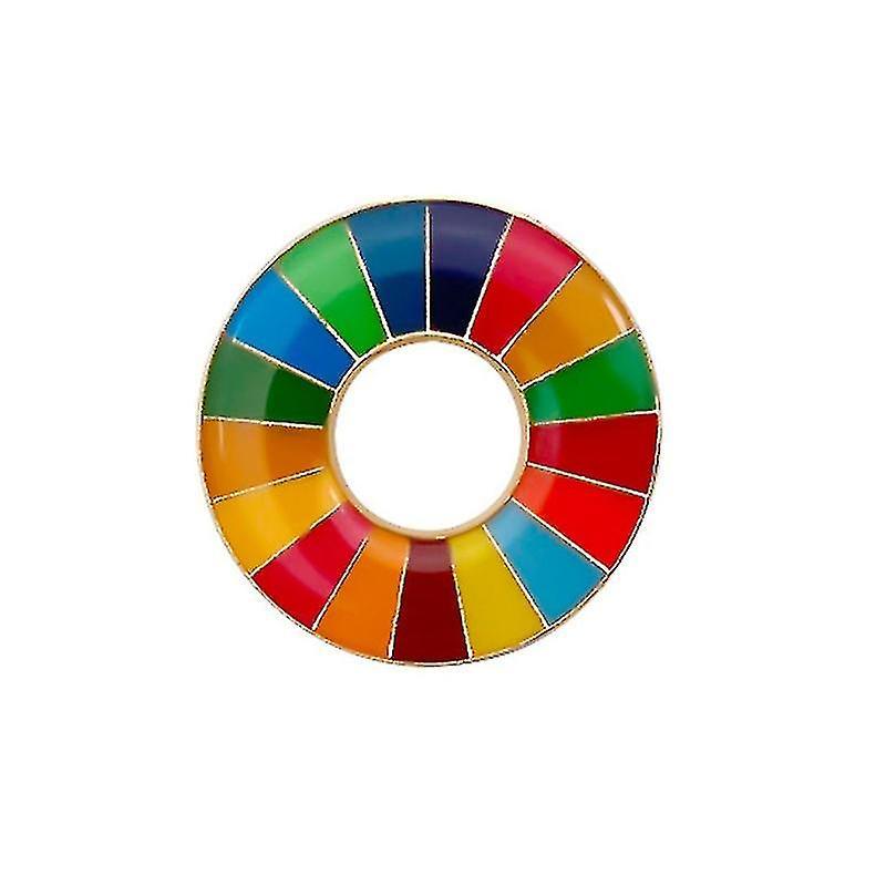 17-color United Nations Sustainable Development Goals Brooch Sdgs Pin Badge- Snngv