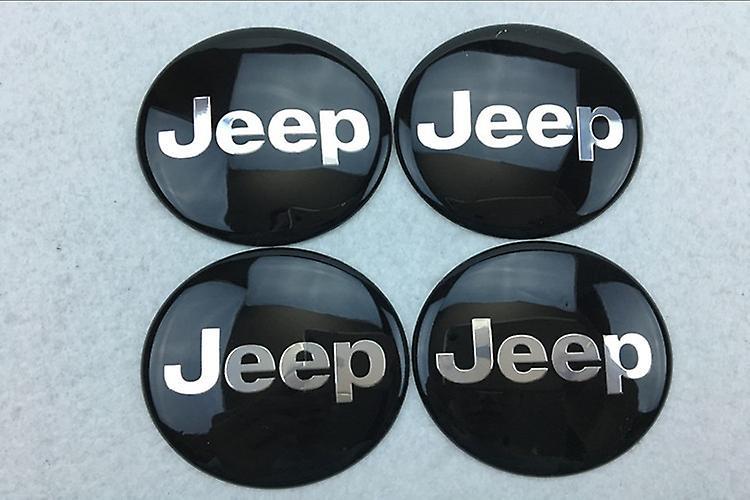 SSRGV Modified hub sticker, hub center cover sticker, 65MM hub cover - jeep (four pack)