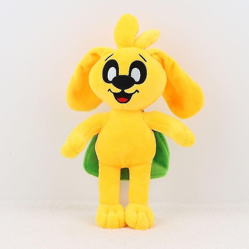 KDSKSC 25cm Mikecrack Yellow Dog Plush Toy Mike Crack Plush Stuffed Animals Cute Yellow Dog Doll Soft Gift Toys For Kids Birthday Chocolate Color