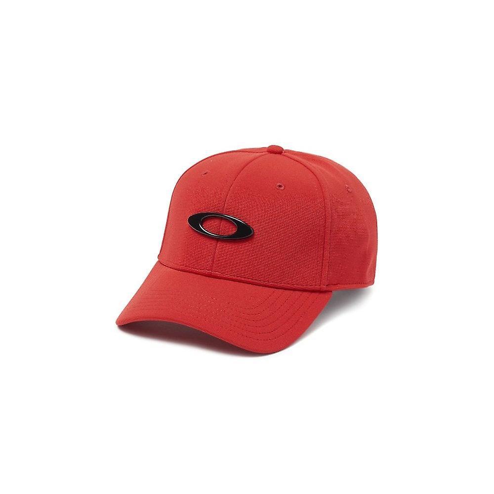 Men's Oakley TINCAN CAP - RED/BLACK Small/medium