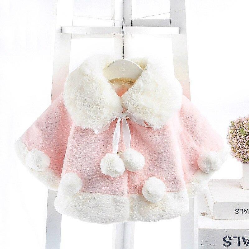 Slowmoose Baby Winter Clothes, Cute Fleece Fur Coat 24M