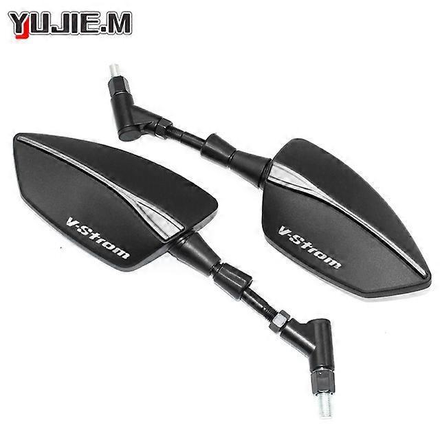 Motor Vehicle Mirrors For Suzuki DL650 V-Strom DL1000 DL 650/XT DL1000/XT V Strom Motorcycle Mirror Rearview Side Mirrors Universal Silver