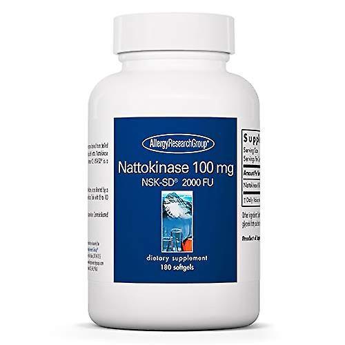 Allergy research group - nattokinase nsk-sd 100mg - cardiovascular/circulatory health - 180 softgels