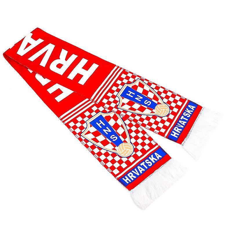 Snngv 2022 Qatar World Cup Croatia National Team Soccer Cheering Scarf Jewelry