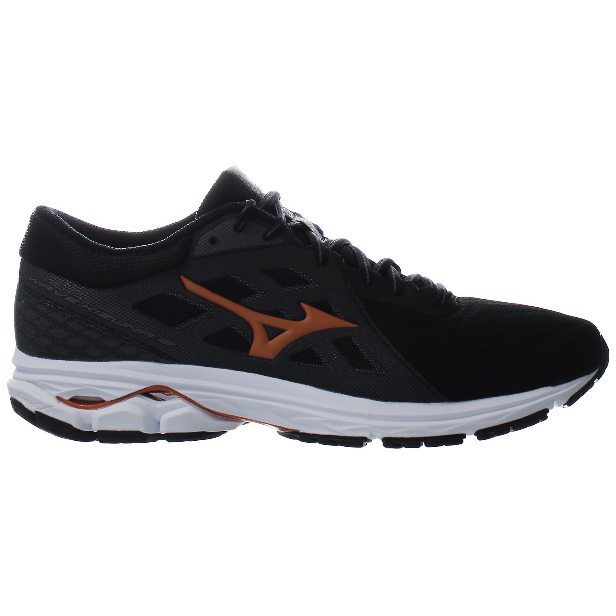 Mizuno Wave Kizuna 2 Lace-Up Black Synthetic Mens Running Trainers J1GC201643 UK 7.5 EU 41 US 8.5