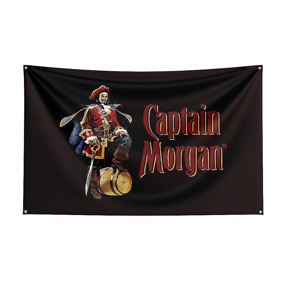 Cryin Jinzhaolai 3x5ft Captain Morgans Beer Flag For Decor D 90 x 150cm