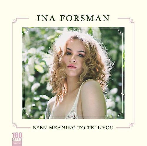 Ruf Ina Forsman - Been Meaning To Tell You  [VINYL LP] USA import