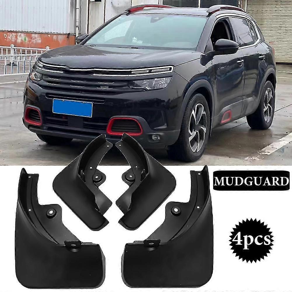 Asiv 4x New Front Rear Mud Flaps For Citroen C5 Aircross 2017 2018 2019 2020 Mudflaps Splash Guards Flap Mudguards