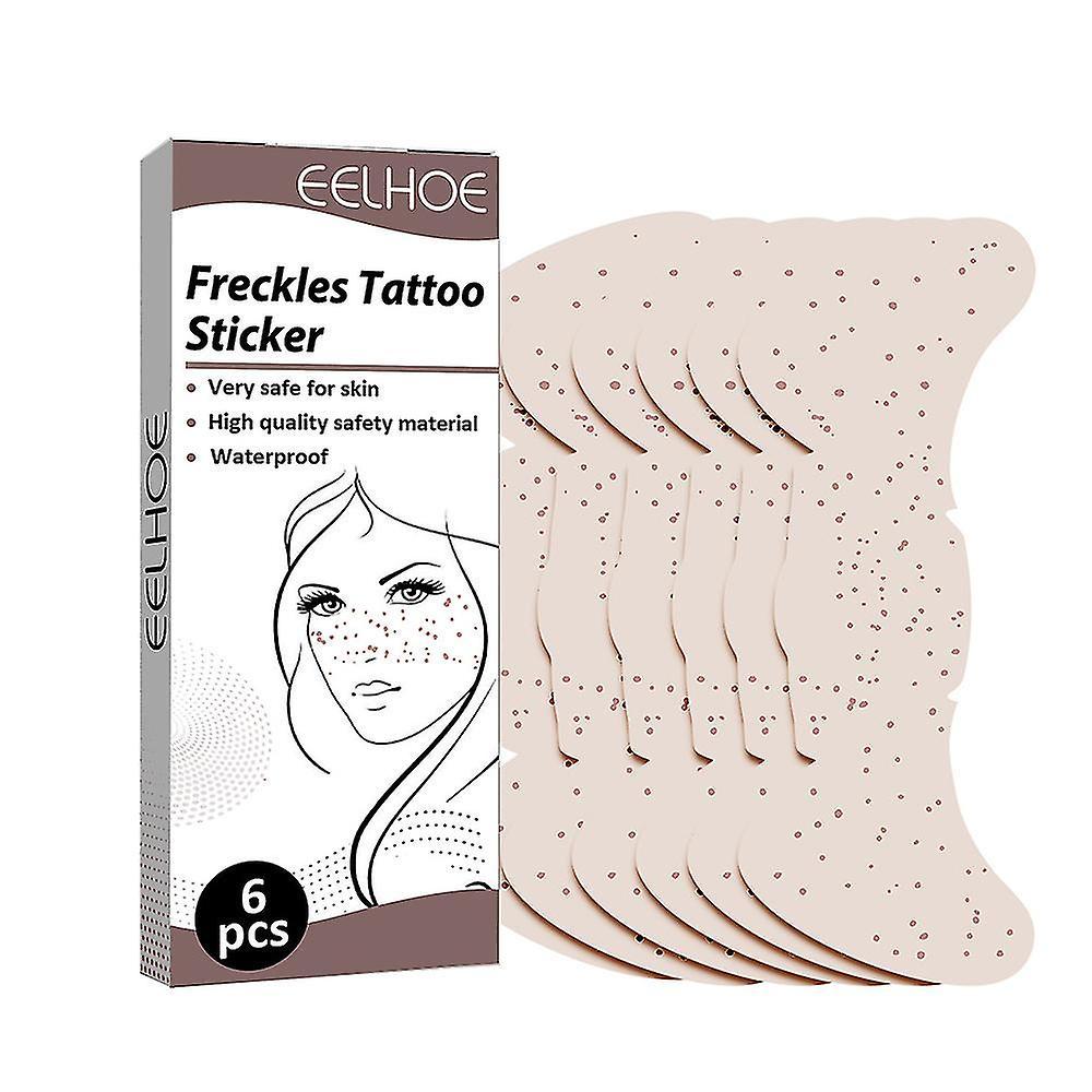 Htclv Fake Freckles Sticker Freckle Patch Fixed To Face One-time Tattoo Stickers