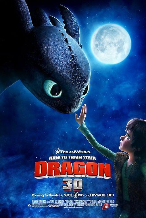 How To Train Your Dragon Poster - (Gerard Butler) - Double Sided Regular Us One Sheet (2010) Movie Poster