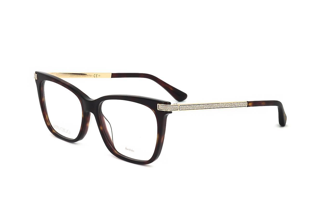 Eyewear Frames Jimmy Choo JC353 086 HAVANA 51/15/145 WOMAN Brown 51 mm