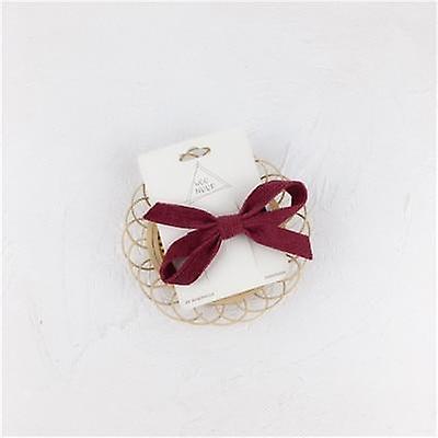 Slowmoose Beautiful Bow Design Hair Clips Red Size fits all