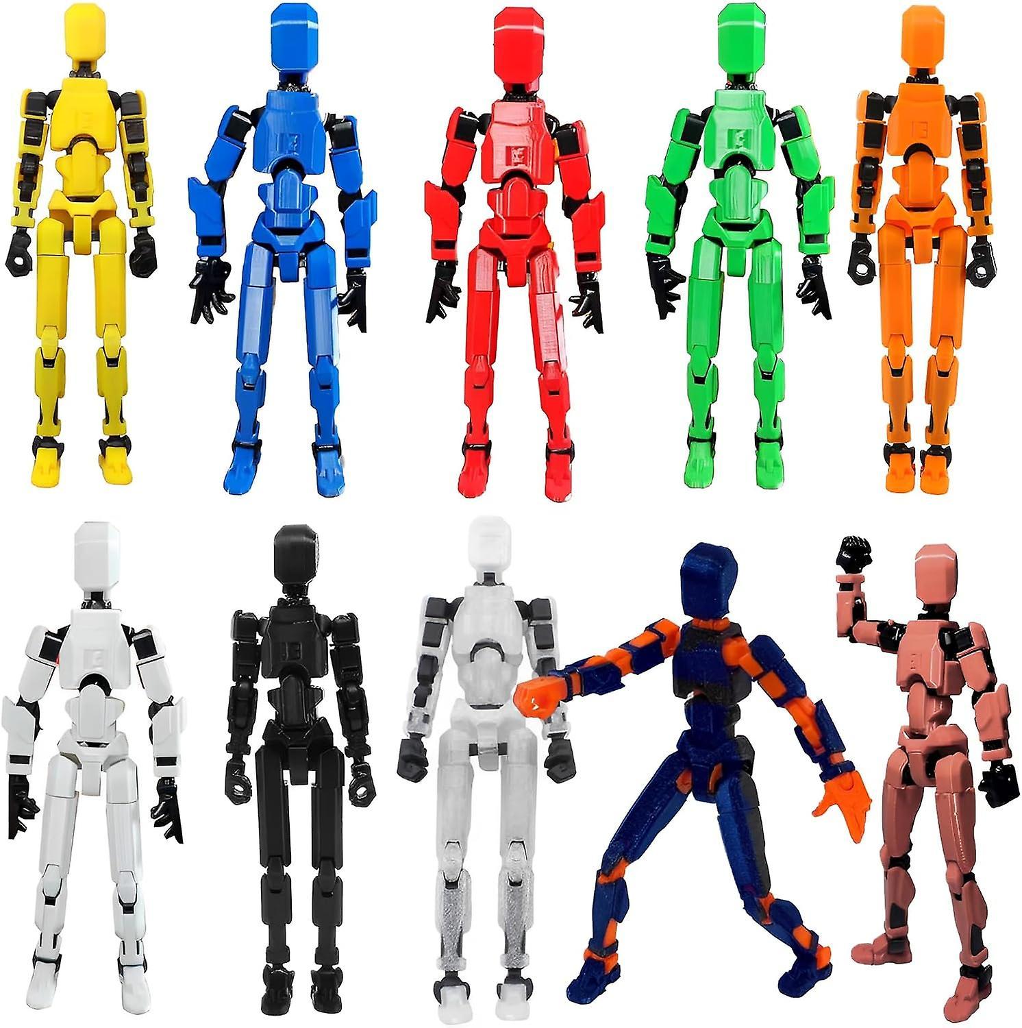 Sjjyv T13 Action Figure Nova 13 Action Figure 3D Printed Articulated Dummy 13 Toy Crative Gift for Men Women (10pcs)_Newway