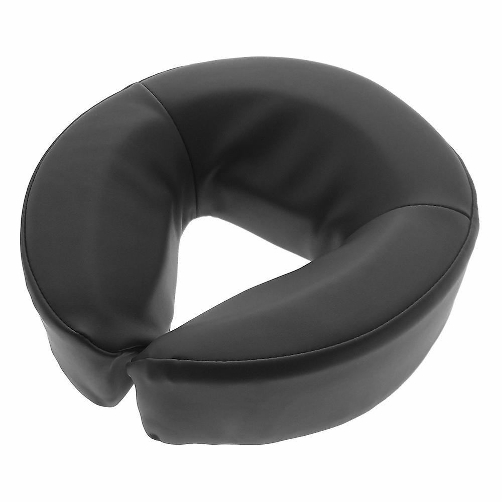 Royal Massage Standard Memory Foam Face Cradle Cushion - Universal Head Cushion for Massage Therapy with Velcro Black