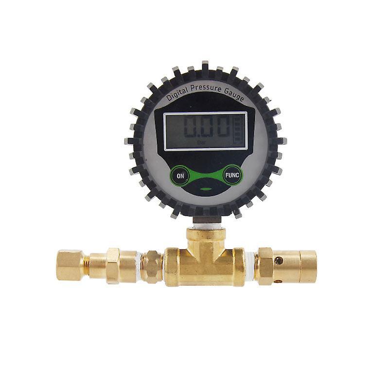 mickcara Spunding valve adjustable pressure relief valve assembly with digital gauge beer kegging equipment